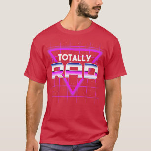 Retro Totally Rad 80s 90s Vintage Hippie T-Shirt