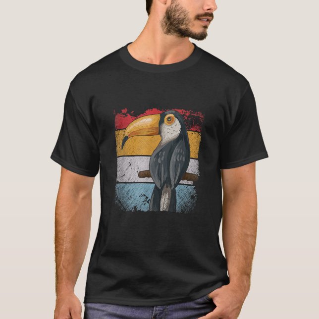 Retro Toucan T Shirt (Front)