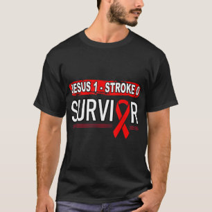 Retro Tougher Than A Stroke Stroke Survivor Jesus T-Shirt