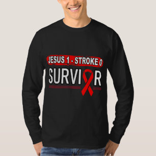 Retro Tougher Than A Stroke Stroke Survivor Jesus T-Shirt