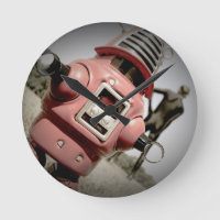Retro Toy Robby Robot 04 Wall Clock