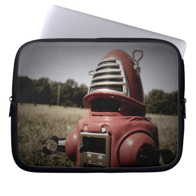 Retro Toy Robby Robot 06 Electronics Bag (Front)