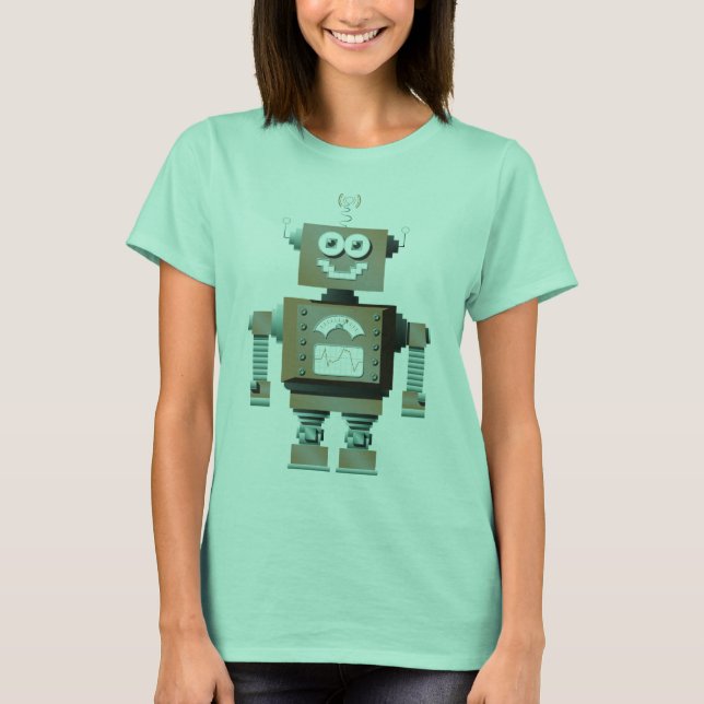 Retro Toy Robot Shirt (Front)