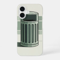 Retro Trash Can Simple