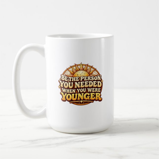 Retro Travel Coffee Mug (Left)