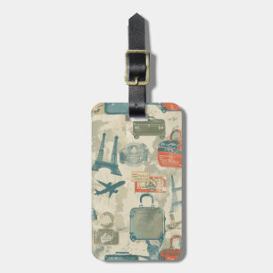 Retro Travel Luggage Tags