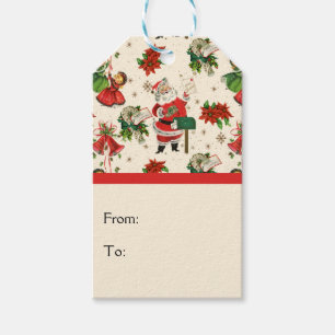 Retro Treasures Christmas Gift Tags