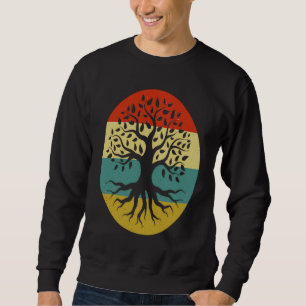 Retro Tree of Life Vintage Earth Sweatshirt