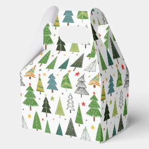 Retro Trees Favour Box