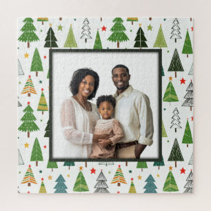 Retro Trees Jigsaw Puzzle
