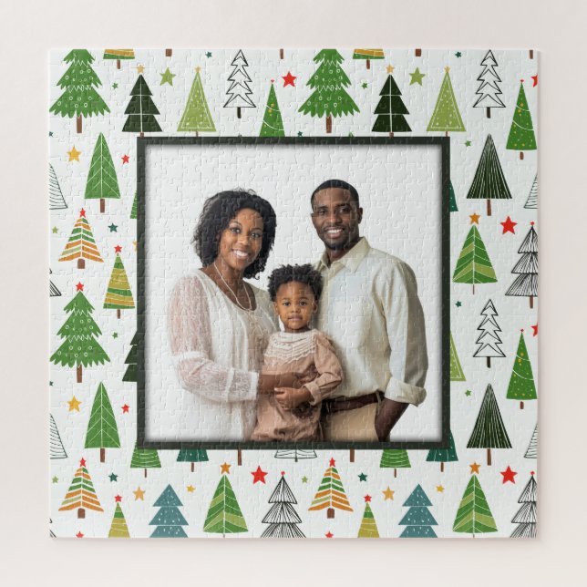 Retro Trees Jigsaw Puzzle (Vertical)