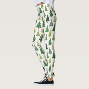 Retro Trees Leggings