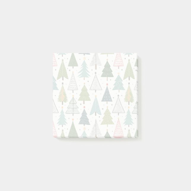 Retro Trees Post-it Notes (Front)