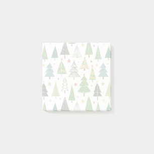 Retro Trees Post-it Notes