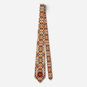 Retro Trendy Abstract Squares Collection Tie