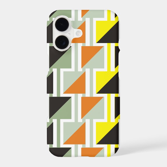 Retro triange pattern and squares (Back)