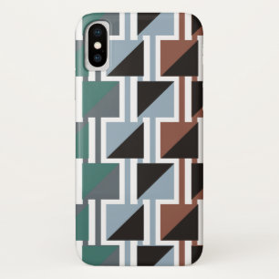 Retro triange pattern and squares geometric Case-Mate iPhone case