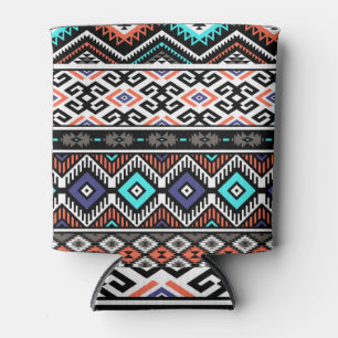 Retro Tribal Navajo: Geometric Seamless. Can Cooler