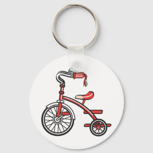 retro tricycle key ring