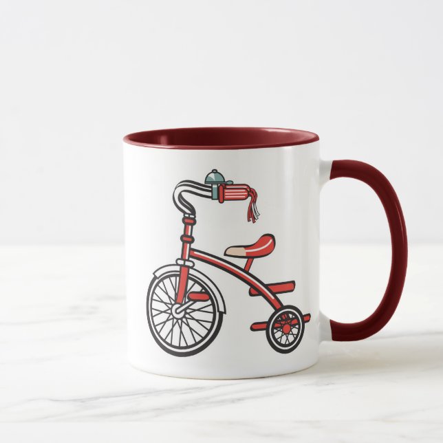 retro tricycle, retro tricycle mug (Right)