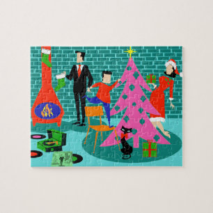 Retro Trimming the Christmas Tree Puzzle