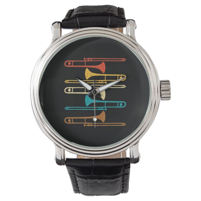 Retro Trombone - Jazz Watch (Front)