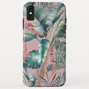 Retro tropical banana leaf Case-Mate iPhone case
