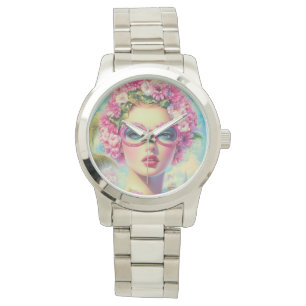 Retro Tropical Beauty  Watch
