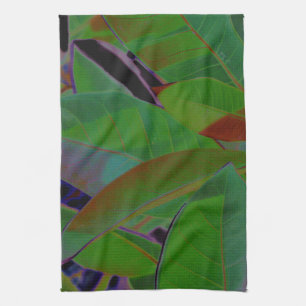Retro Tropical Fabric Tea Towel