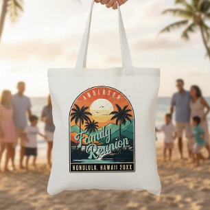 Retro Tropical Family Reunion ID1135 Tote Bag