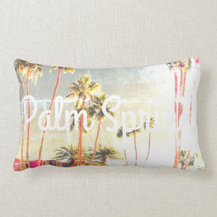 Retro Tropical Palm Springs cushion
