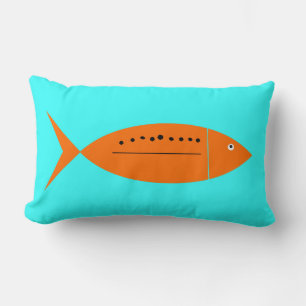 Retro Trout Lumbar Cushion