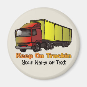 Retro Trucker 2 Magnet