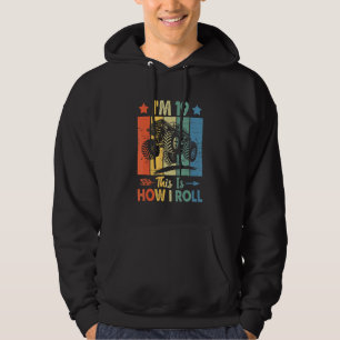 Retro Trucker Birthday This's How I Roll 19th Birt Hoodie