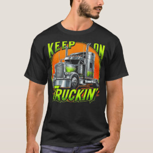 Retro Trucker Truck Driver Trucking Trucks Lover T-Shirt