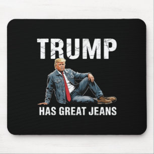 Retro Trump Has Great Jeans Meme 1 Mouse Pad