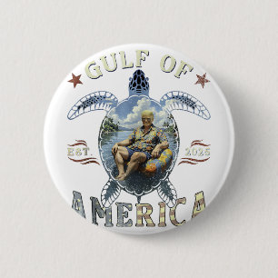 Retro Trump Merica 4th Of July 47th President Amer 6 Cm Round Badge