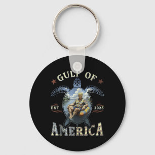 Retro Trump Merica 4th Of July 47th President Amer Key Ring