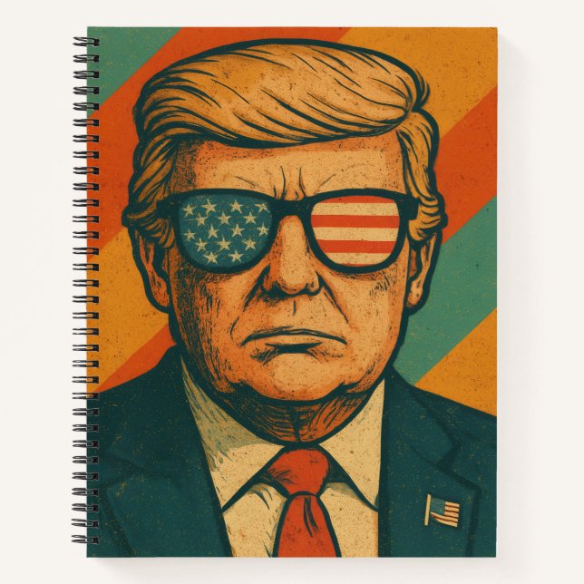 Retro Trump Notebook (Front)