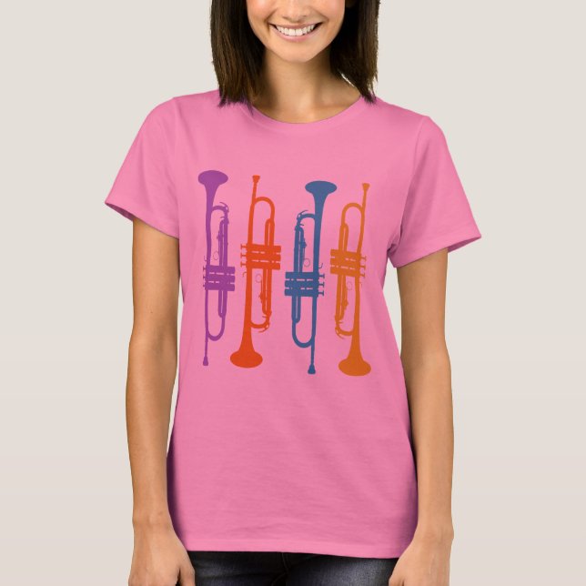 RETRO TRUMPETS T-Shirt (Front)