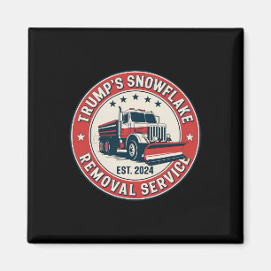 Retro Trump's Snowflake Removal Service Funny Trum Magnet