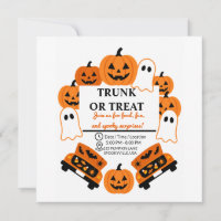Retro Trunk or Treat Community Halloween Party