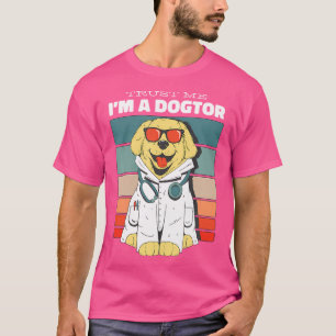 Retro Trust Me I Am A Dogtor - Dog Doctor Vet Vete T-Shirt