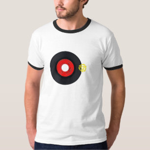Retro Tshirt with 45 record and insert