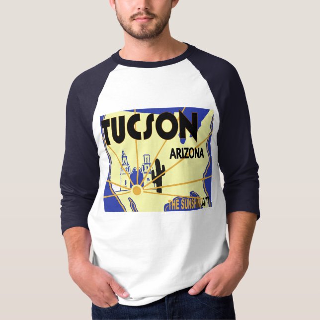 Retro Tucson Arizona advertising T-Shirt (Front)