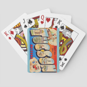 Retro Tucson Arizona Playing Cards