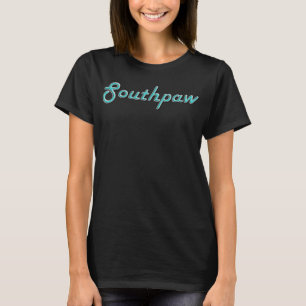 Retro Turquoise Southpaw T-Shirt