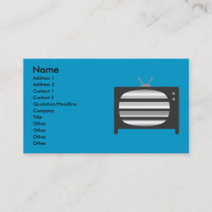 Retro TV Business Cards