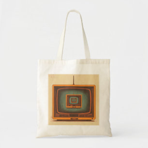 Retro TV Infinity Tote Bag