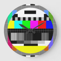 Retro TV no signal illustration.